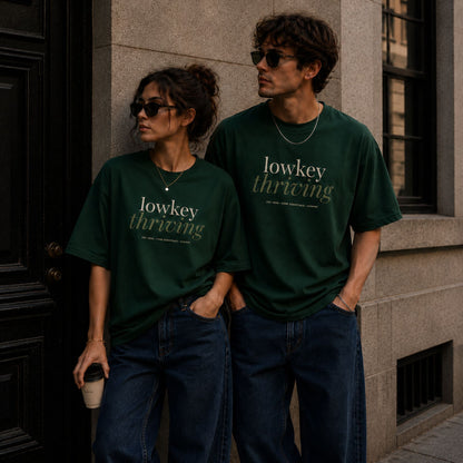 bottle green couple front